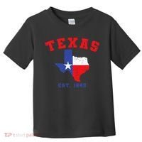 Texas Est 1845 Texas Pride Home State Texan Toddler T-Shirt thumb 0