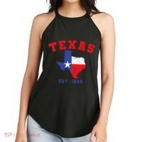 Texas Est 1845 Texas Pride Home State Texan Women's Perfect Tri Rocker Tank thumb 2