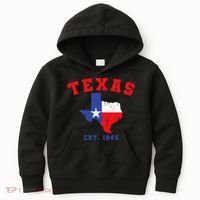 Texas Est 1845 Texas Pride Home State Texan Kids Hoodie thumb 0