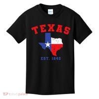 Texas Est 1845 Texas Pride Home State Texan Kids T-Shirt thumb 0