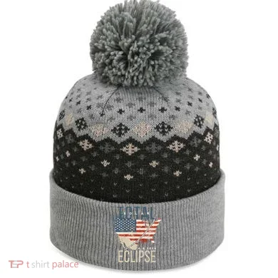 Total Eclipse 2024 The Baniff Cuffed Pom Beanie