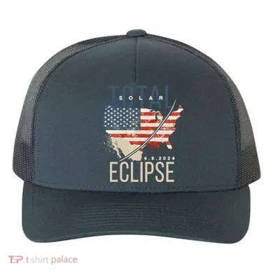 Total Eclipse 2024 Yupoong Adult 5-Panel Trucker Hat
