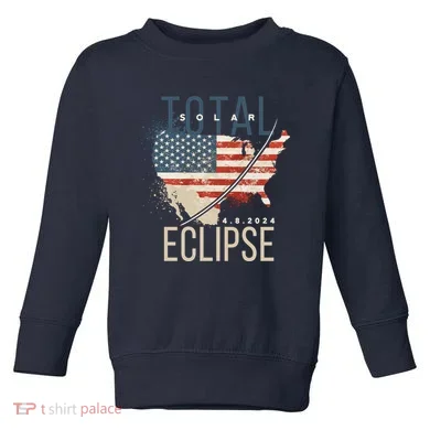 Total Eclipse 2024 Toddler Sweatshirt