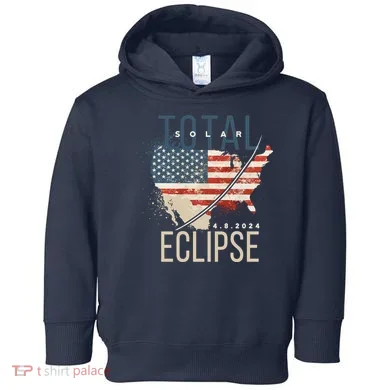 Total Eclipse 2024 Toddler Hoodie