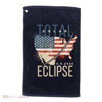 Total Eclipse 2024 Golf Towel thumb 0