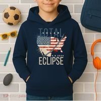Total Eclipse 2024 Kids Hoodie thumb 2