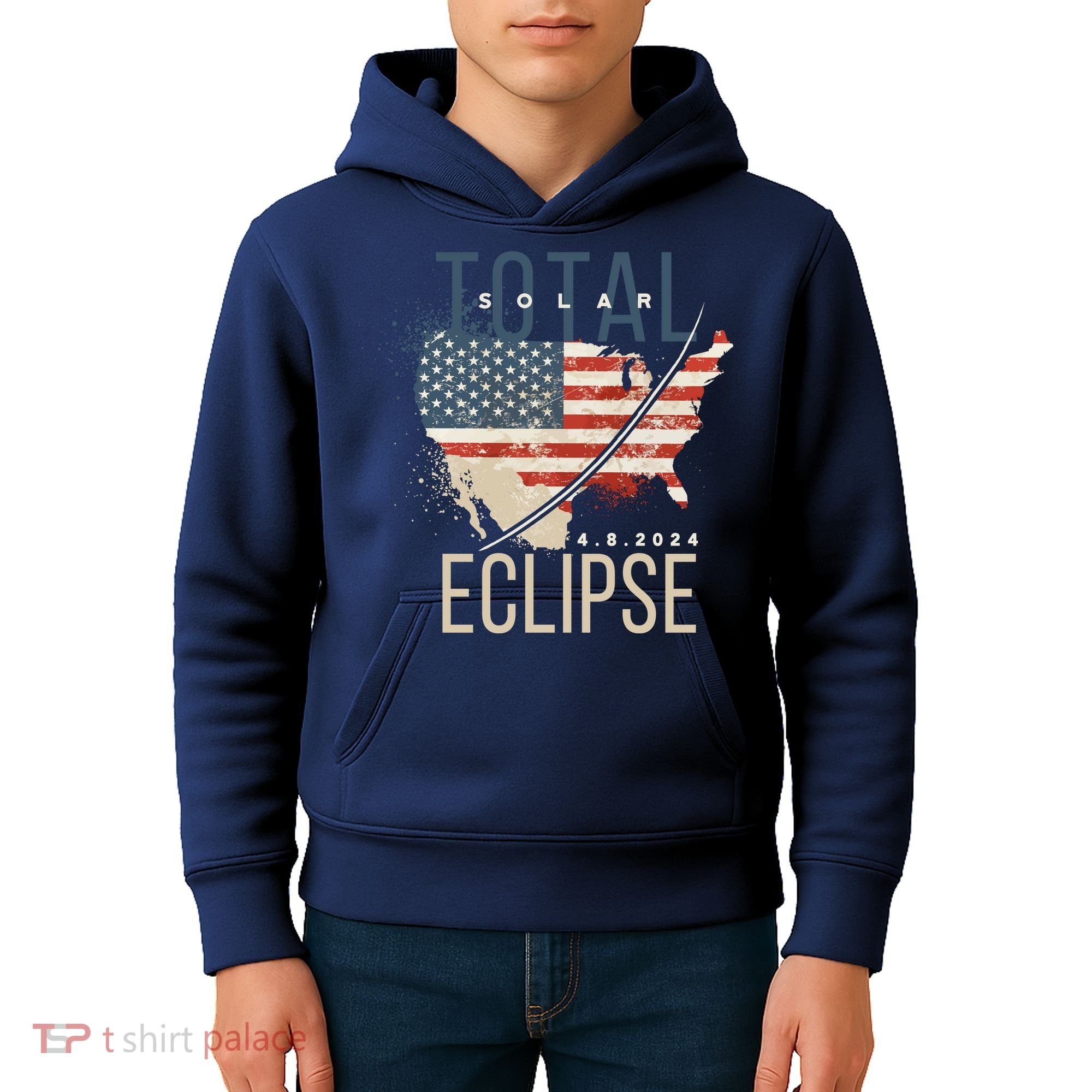 Total Eclipse 2024 Kids Hoodie