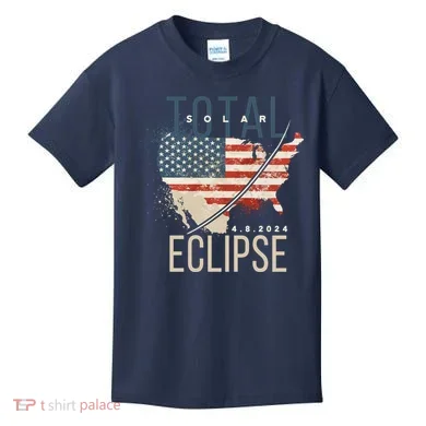 Total Eclipse 2024 Kids T-Shirt
