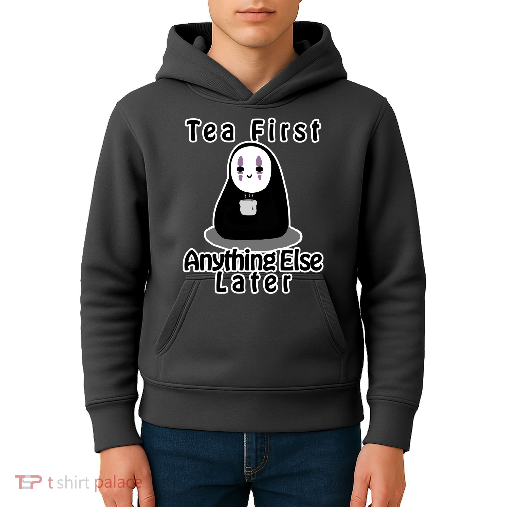 Tea First Anything Else Kids Hoodie