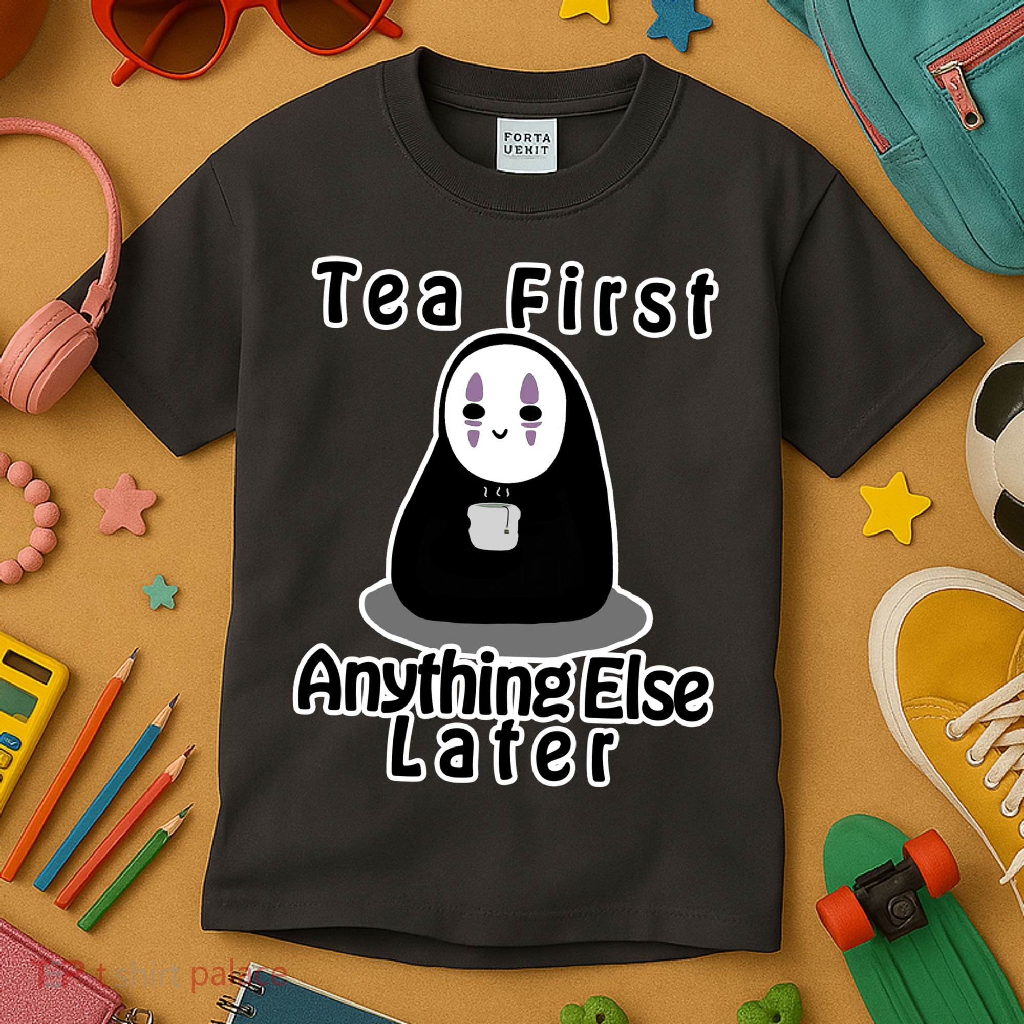 Tea First Anything Else Kids T-Shirt