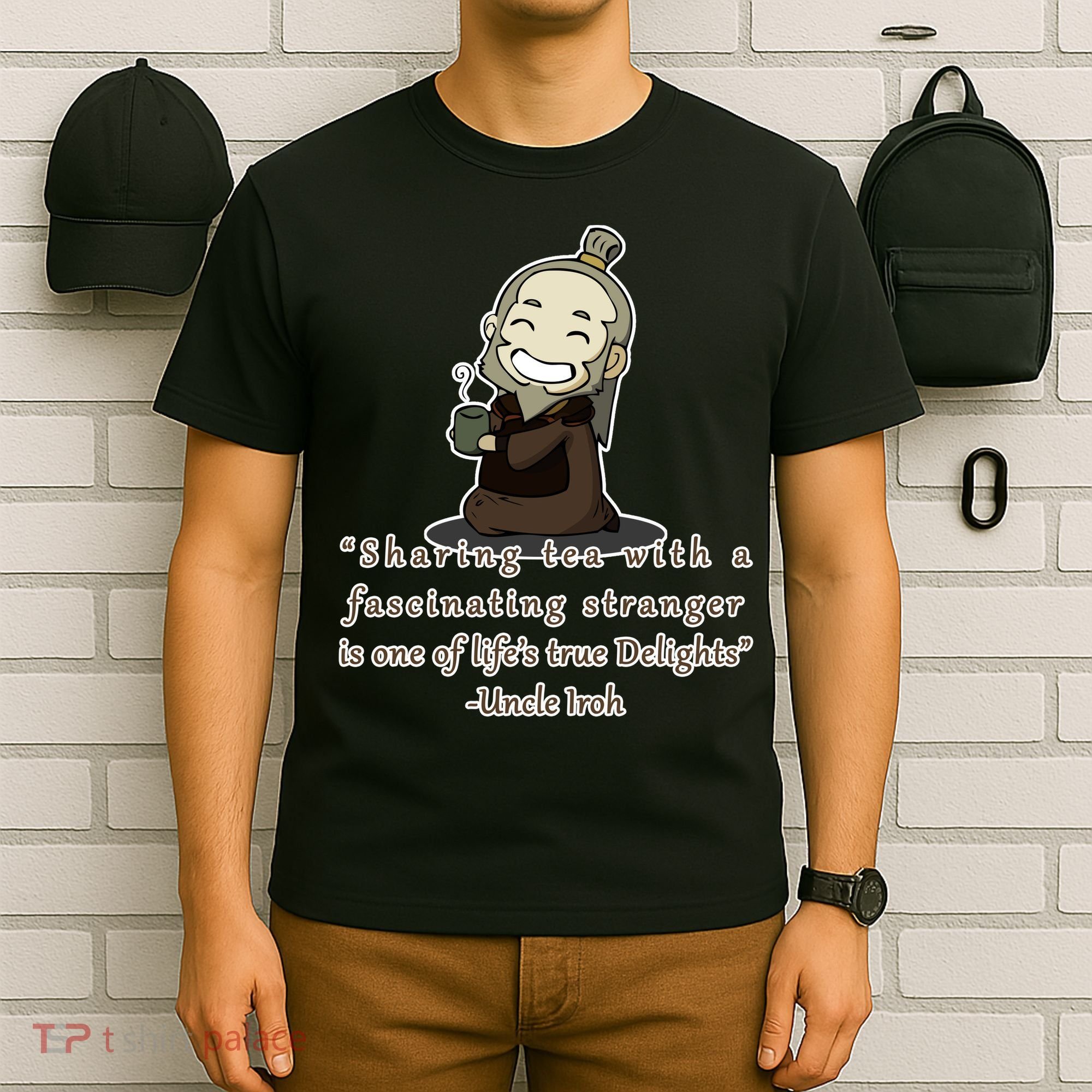 Tea With Strangers Uncle Iron Quote T-Shirt