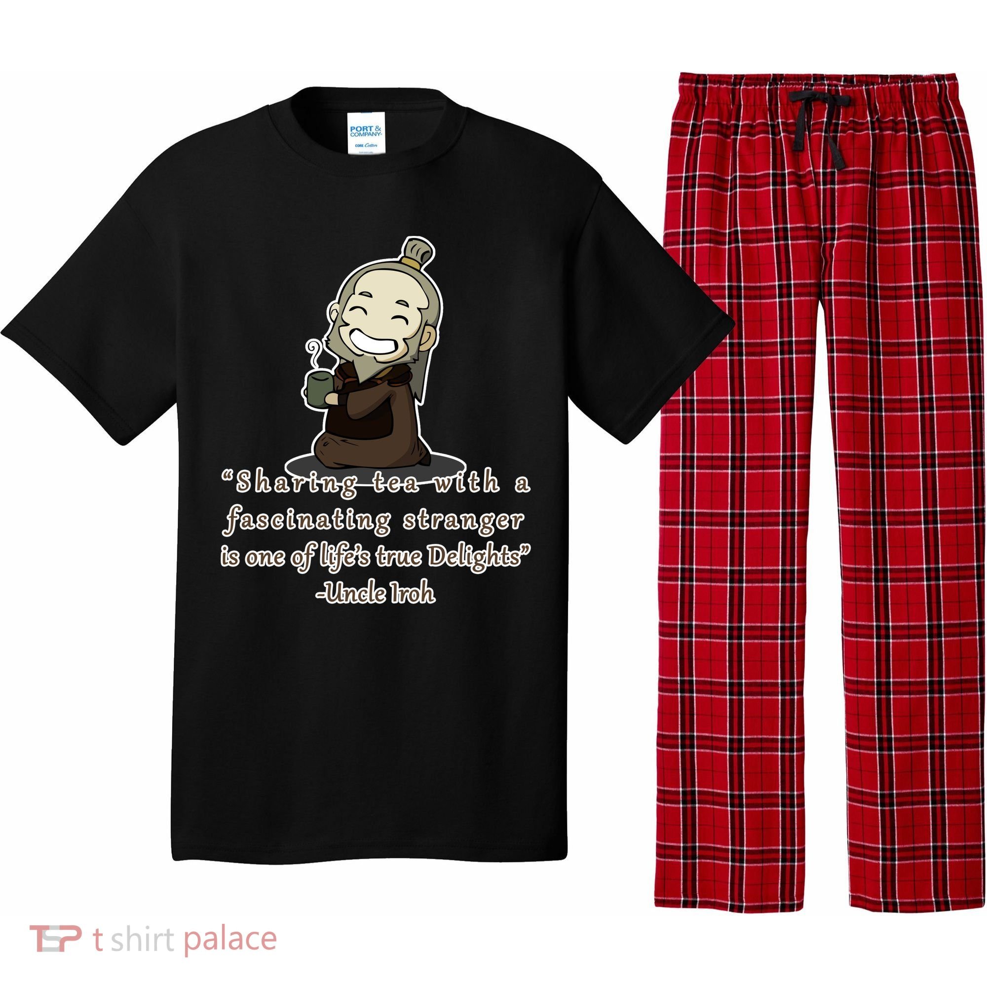 Tea With Strangers Uncle Iron Quote Pajama Set