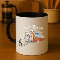 Treat Em And Yeet Em Gift Coffee Mug thumb 4