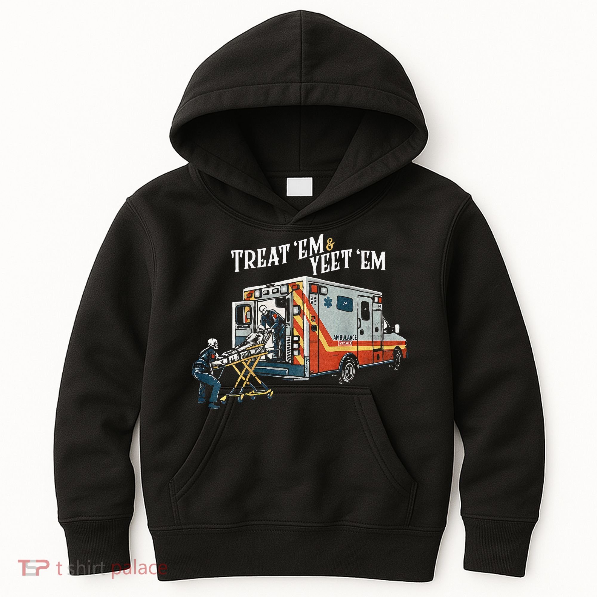 Treat Em And Yeet Em Gift Kids Hoodie