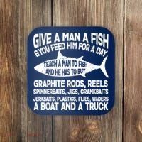 Teach A Man A Fish And He Has To Buy A Boat Coaster thumb 0