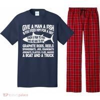 Teach A Man A Fish And He Has To Buy A Boat Pajama Set thumb 0