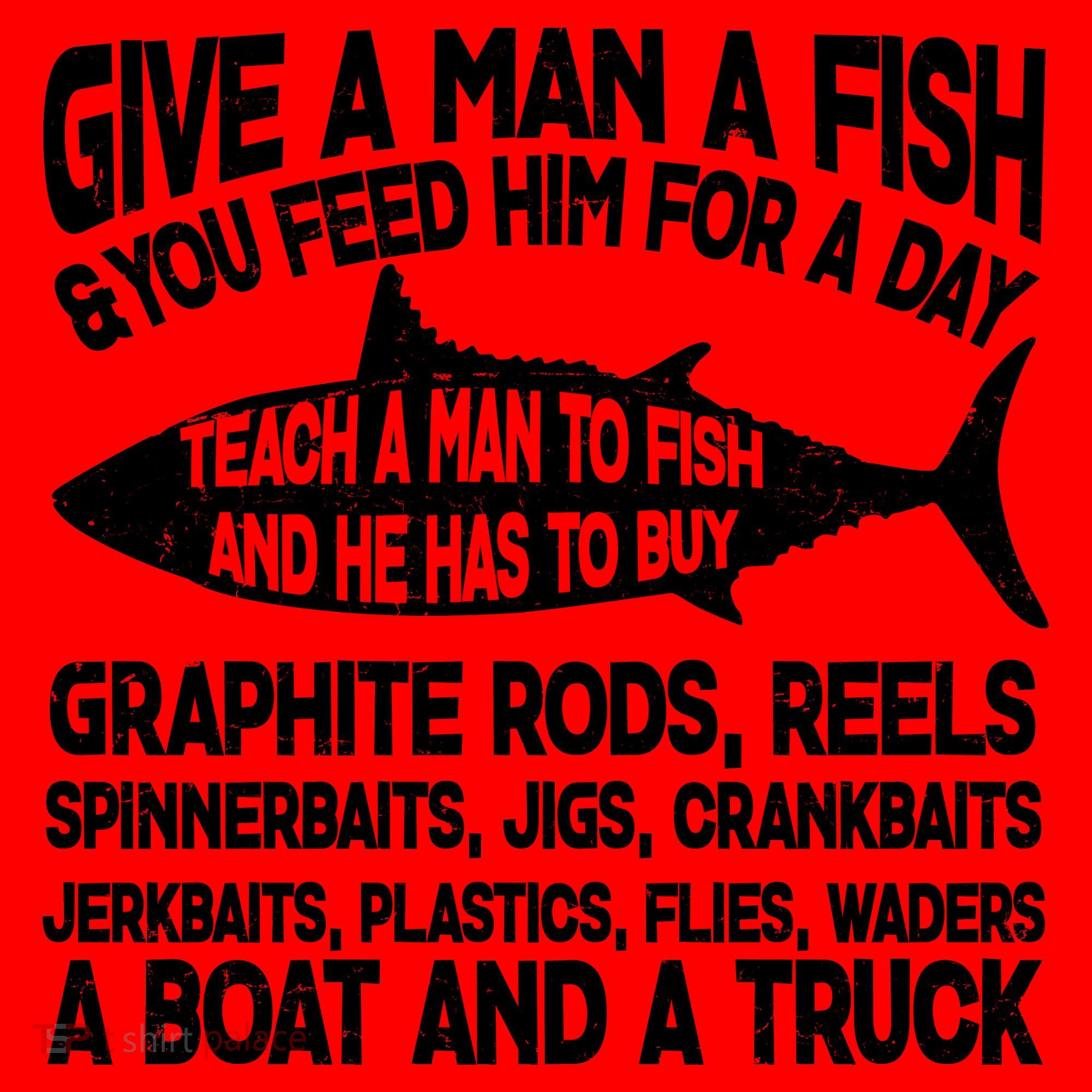 Teach A Man A Fish And He Has To Buy A Boat Santa Hat