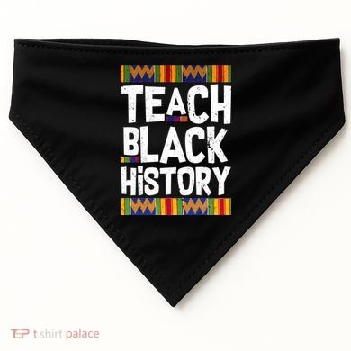 Teach Black History USA-Made Doggie Bandana