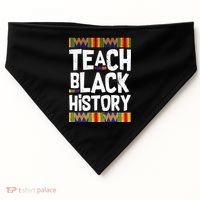 Teach Black History USA-Made Doggie Bandana thumb 0