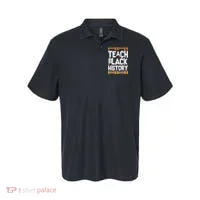Teach Black History Polo thumb 0