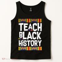 Teach Black History Tank Top thumb 2