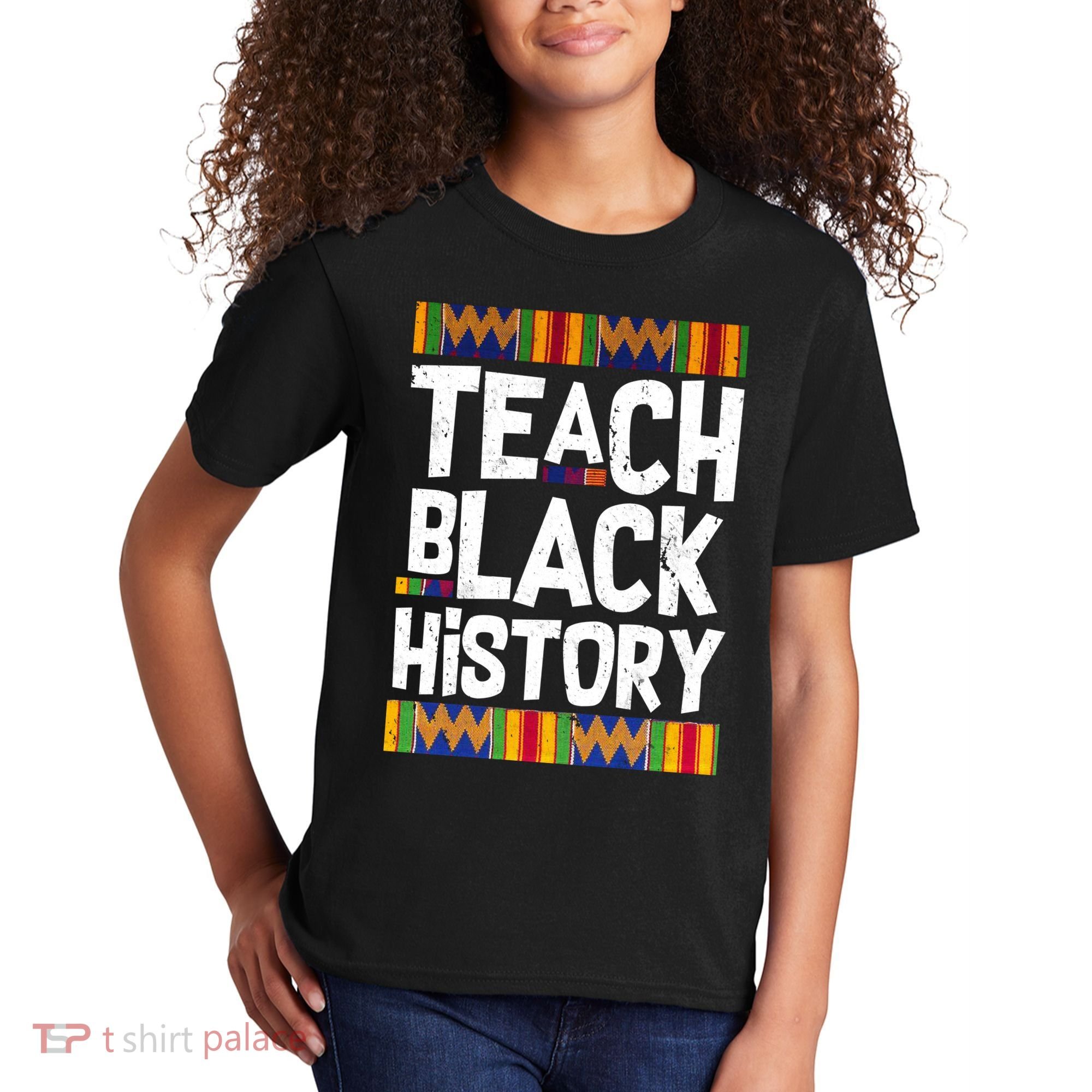 Teach Black History Kids T-Shirt