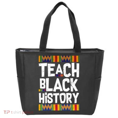 Teach Black History Tote Bag