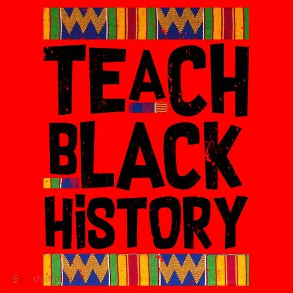 Teach Black History Santa Hat