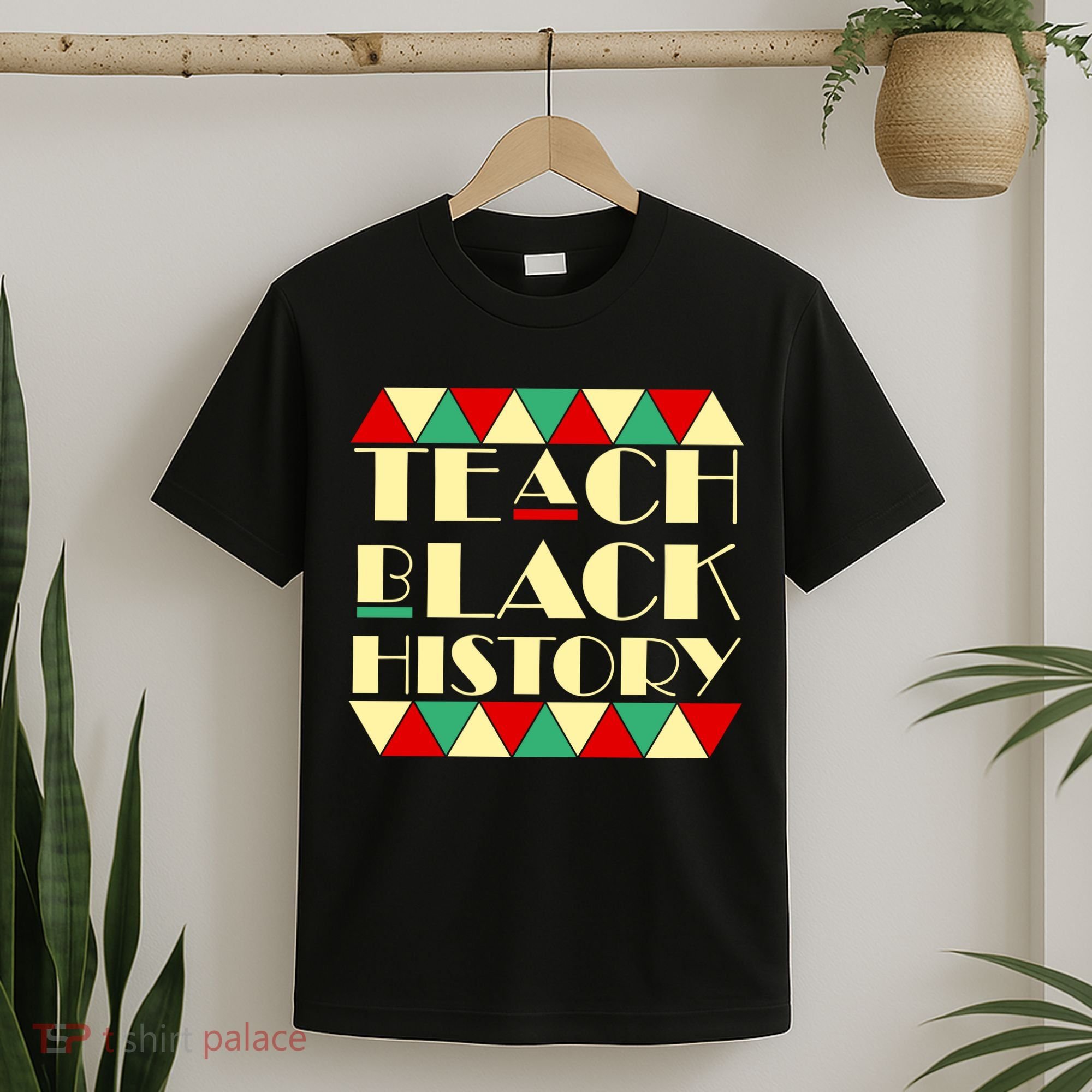 Teach Black History African Pride T-Shirt
