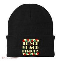 Teach Black History African Pride Beanie thumb 0