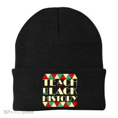 Teach Black History African Pride Beanie