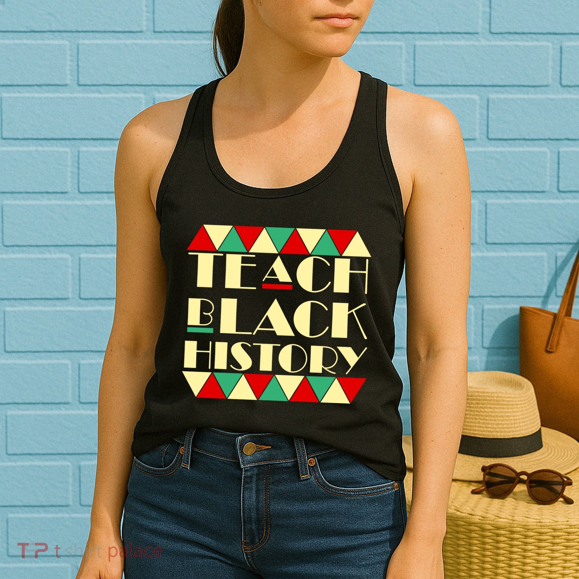 Teach Black History African Pride Women's Tank Top
