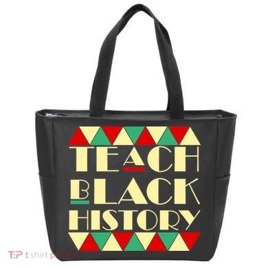 Teach Black History African Pride Tote Bag