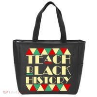 Teach Black History African Pride Tote Bag thumb 0