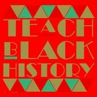 Teach Black History African Pride Santa Hat thumb 1