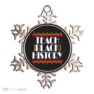 Teach Black History African Teacher Ornament