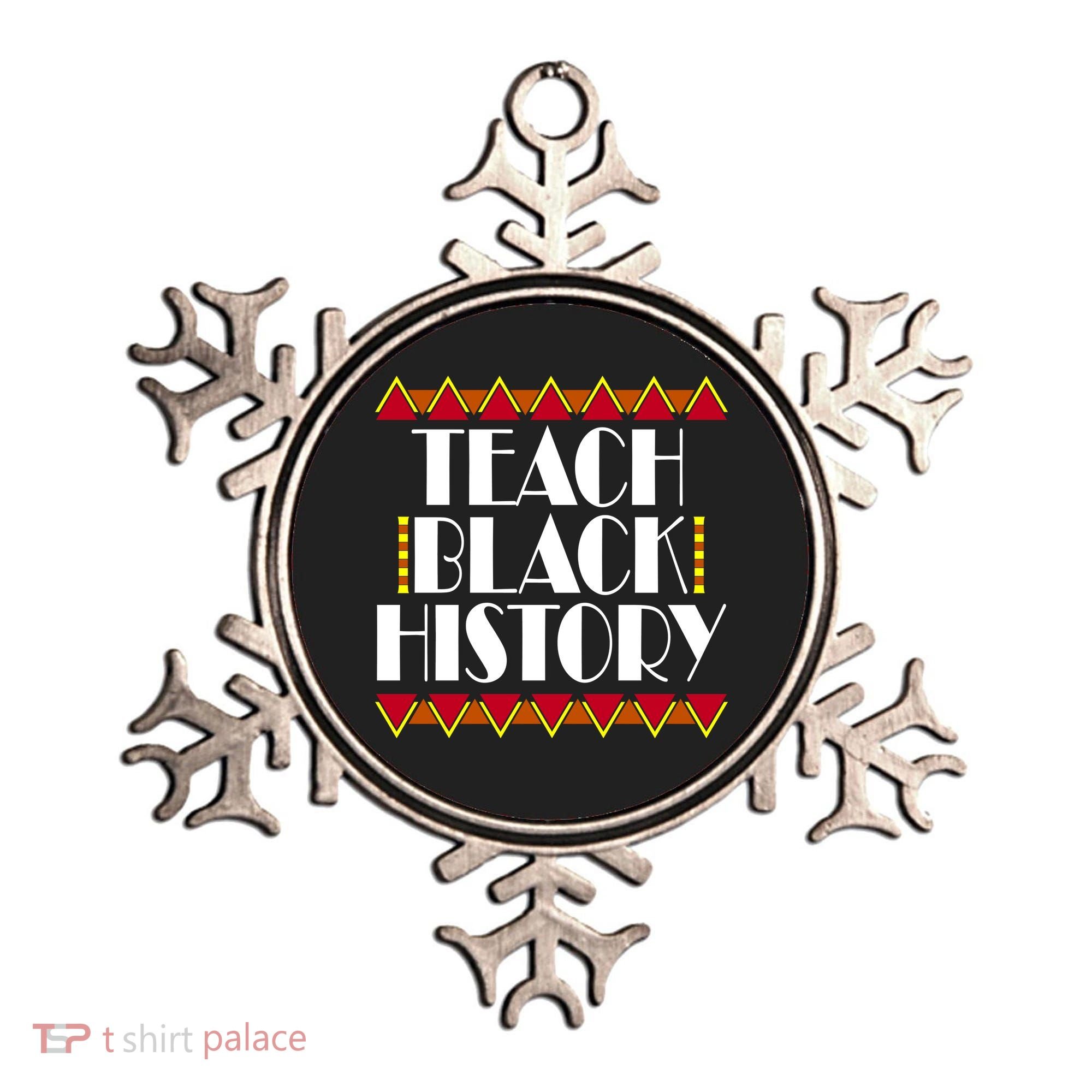 Teach Black History African Teacher Ornament