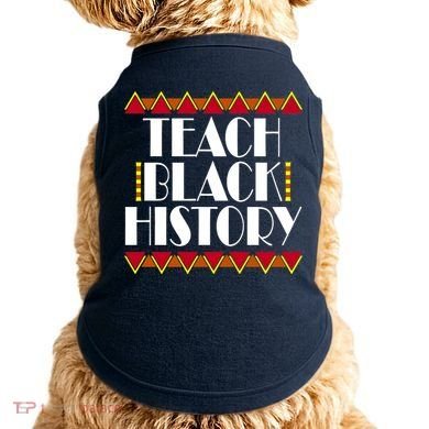 Teach Black History African Teacher Doggie Tank
