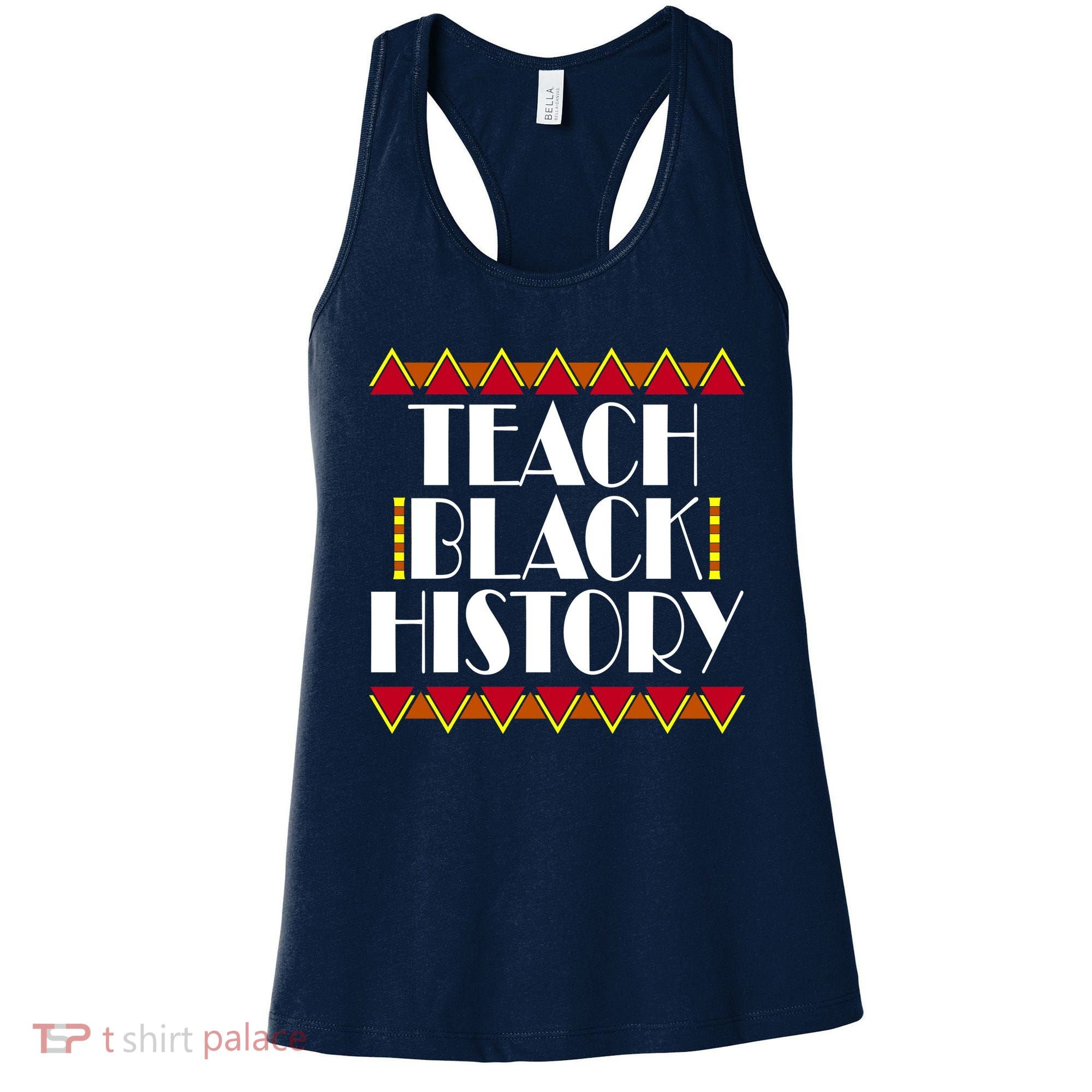 Teach Black History African Teacher Women's Tank Top