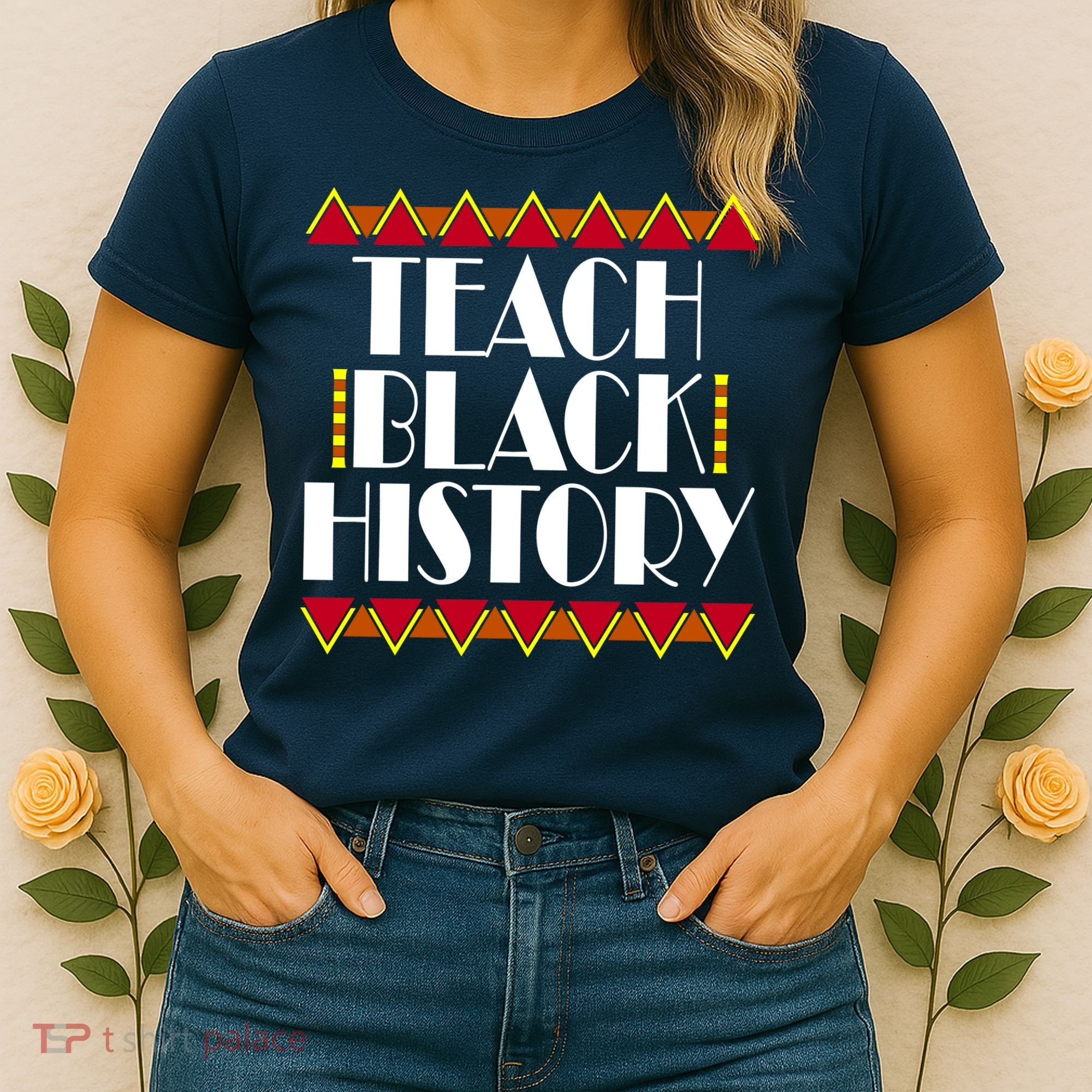 Teach Black History African Teacher Women's T-Shirt