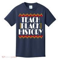 Teach Black History African Teacher Kids T-Shirt thumb 0