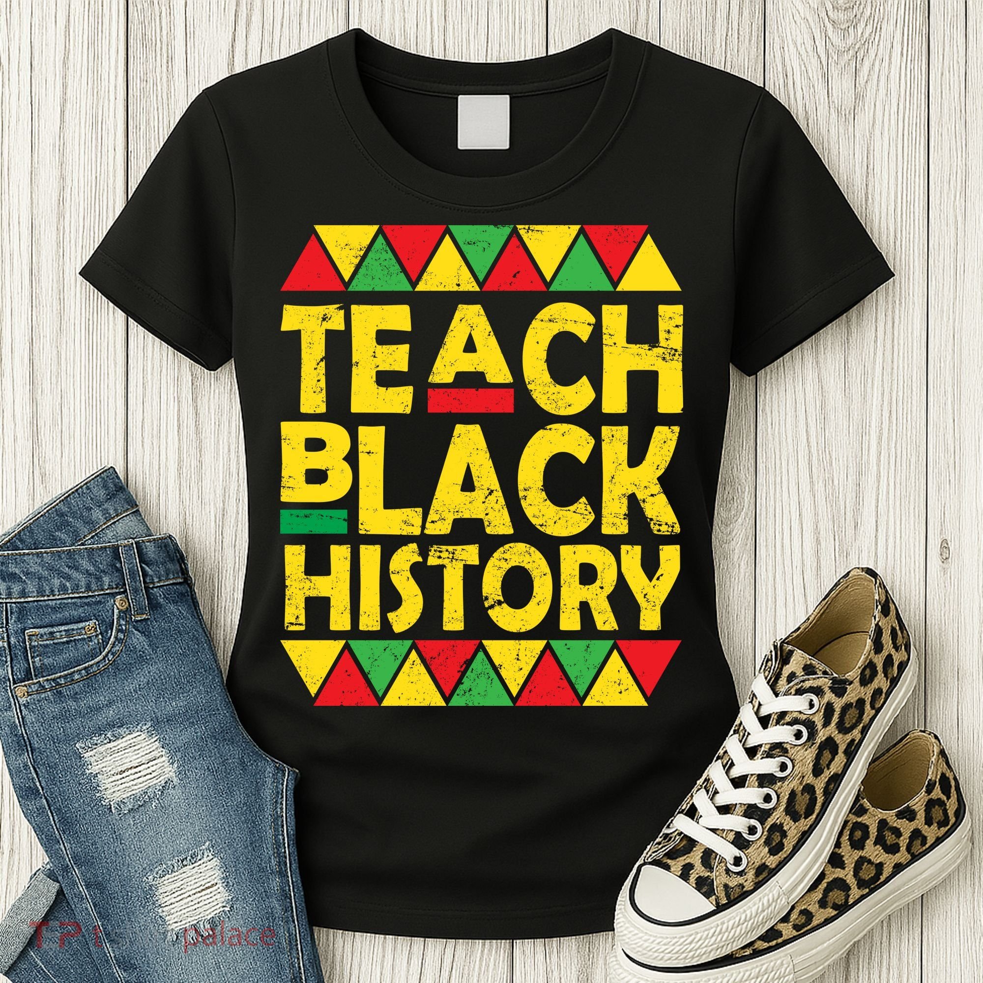 Teach Black History Month School Teacher Women's T-Shirt