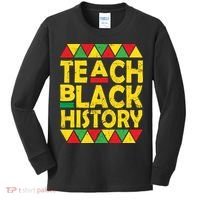 Teach Black History Month School Teacher Kids Long Sleeve Shirt thumb 0