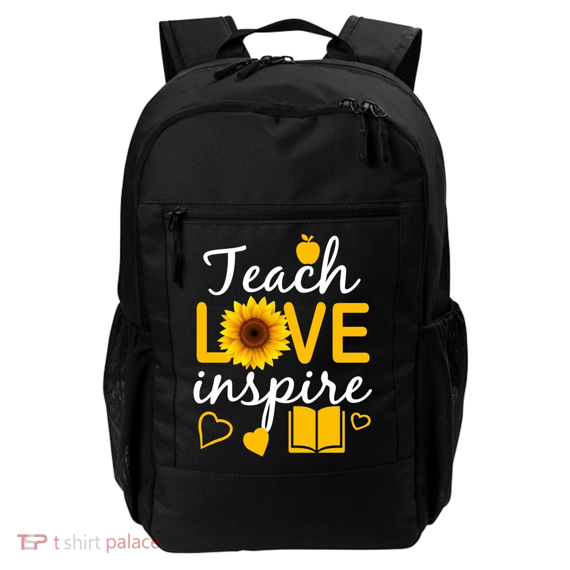 Teach Love And Inspire Sunflower Backpack