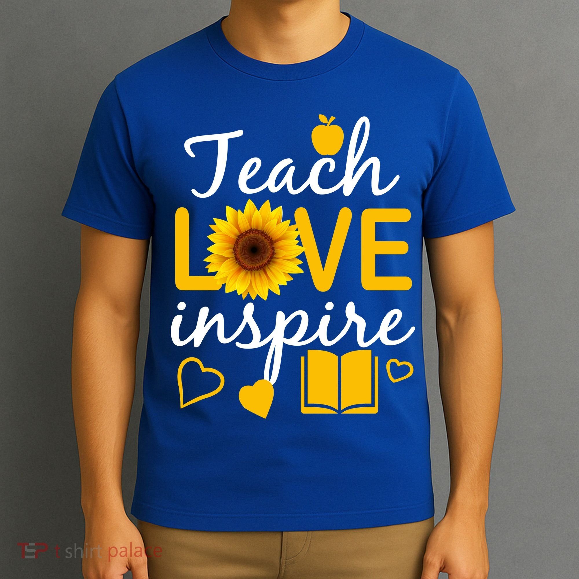Teach Love And Inspire Sunflower T-Shirt