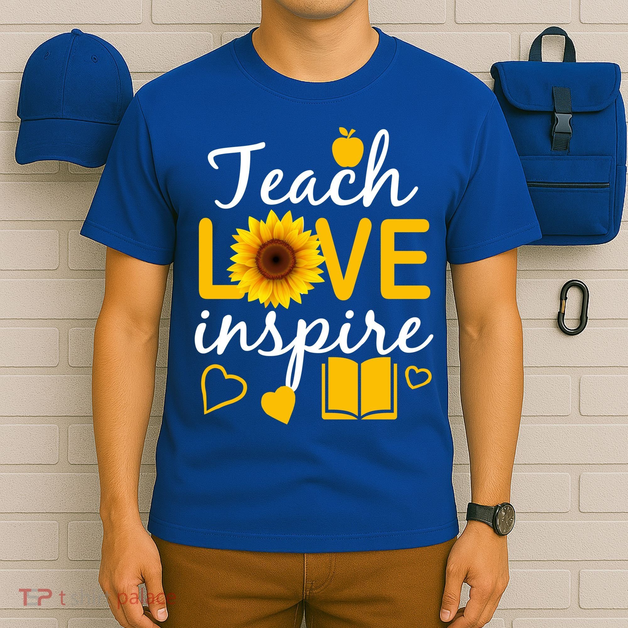 Teach Love And Inspire Sunflower T-Shirt