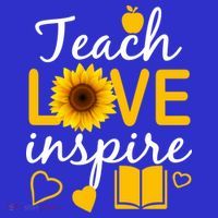 Teach Love And Inspire Sunflower Women's Tank Top thumb 5