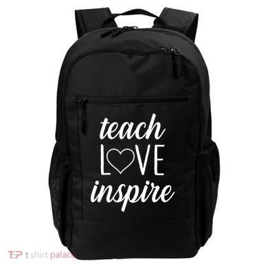 Teach Love Inspire Cute Gift For Teachers Backpack