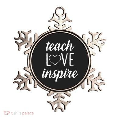 Teach Love Inspire Cute Gift For Teachers Ornament