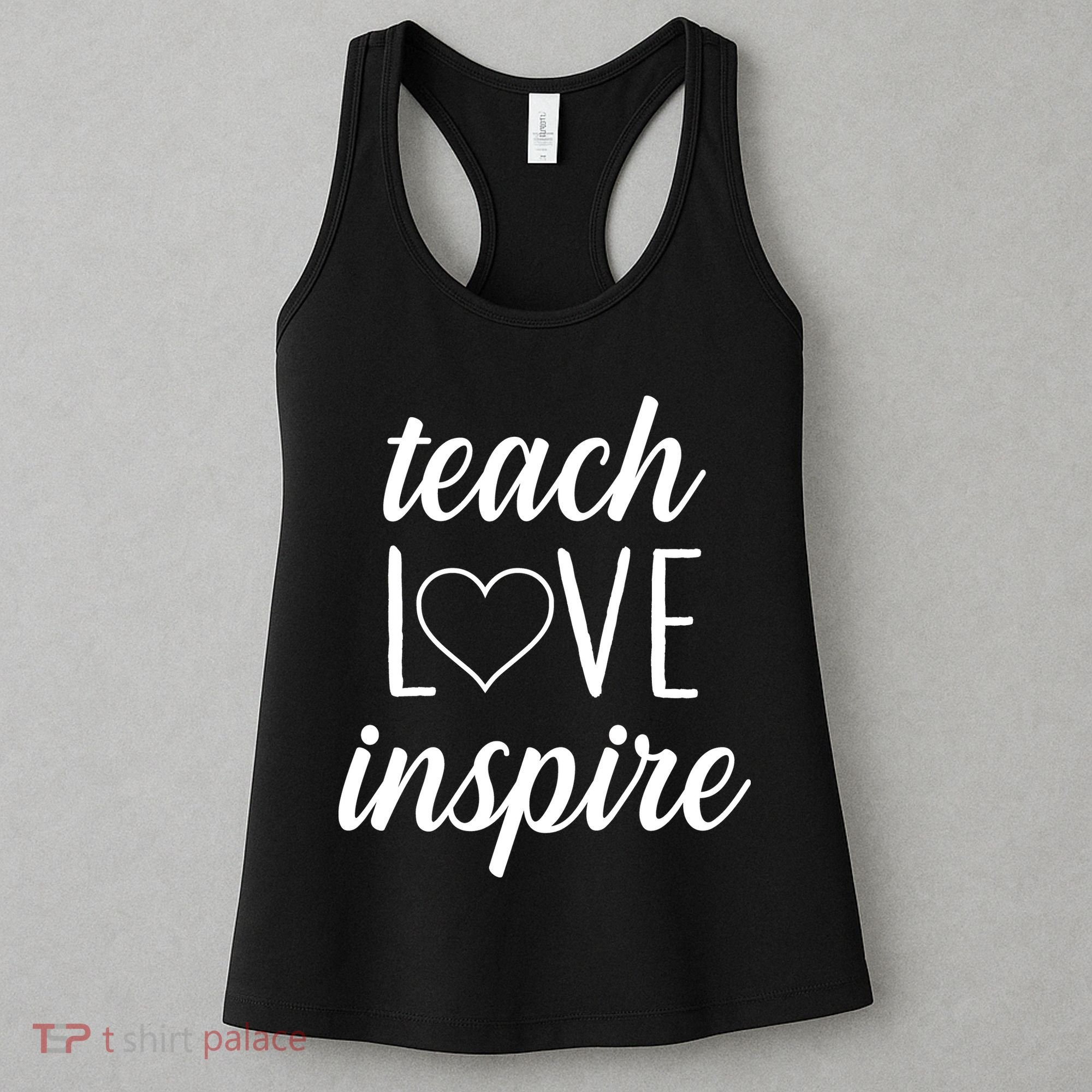 Teach Love Inspire Cute Gift For Teachers Women's Tank Top